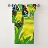 bos met wilde haas bad handdoek (Insitu)