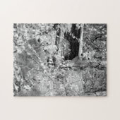Bos met witstaarthertpuzzel legpuzzel (Horizontaal)