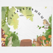 Bos mijlpaal deken (Voorkant (Horizontaal))