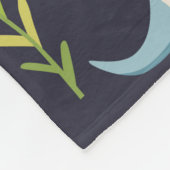 Bos. naadloos patroon fleece deken (Hoek)
