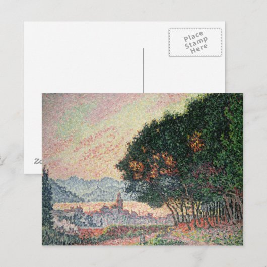 Bos nabij St. Tropez, 1902 Briefkaart (Voorkant / Achterkant)