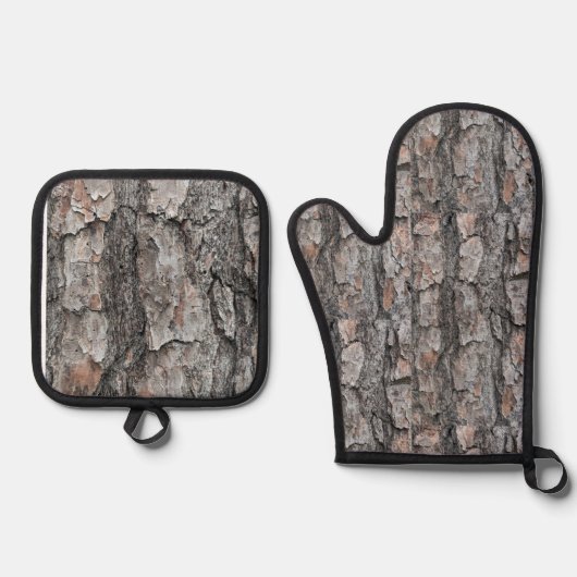 Bos Natuur Decoratie Ovenwant & Pannenlap Set (Voorkant)