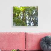 Bos natuur foto canvas afdruk (Insitu (Woonkamer))
