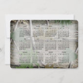 Bos natuur kalender 2017 reserveer de datum kaart (Achterkant)