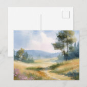 Bos Natuur Scene  Briefkaart (Voorkant / Achterkant)