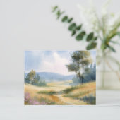 Bos Natuur Scene  Briefkaart (Staand voorkant)