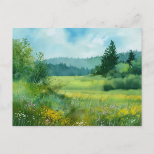 Bos Natuur Scene  Briefkaart