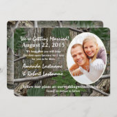 Bos natuurkalender foto save the date (Voorkant / Achterkant)