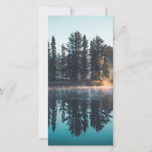 Bos ochtend foto gebed herdenking bladwijzer (Voorkant)