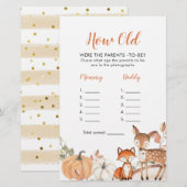 Bos Oh Jongen Pompoen Hoe Oud Waren De Ouders (Voorkant / Achterkant)