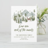 Bos Onze nieuwe nek van de Bossen bomen Bewegend Kaart (Staand voorkant)