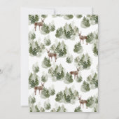 Bos Onze nieuwe nek van de Bossen bomen Bewegend Kaart (Achterkant)