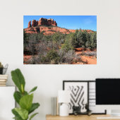 Bos op Cathedral Rock Poster (Thuiskantoor)