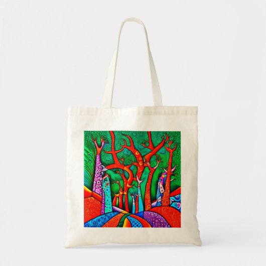 Bos op de heuvels tote bag (Voorkant)