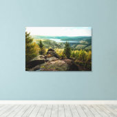 Bos | Ore Mountains Duitsland Canvas Afdruk (Insitu (Houten vloer))