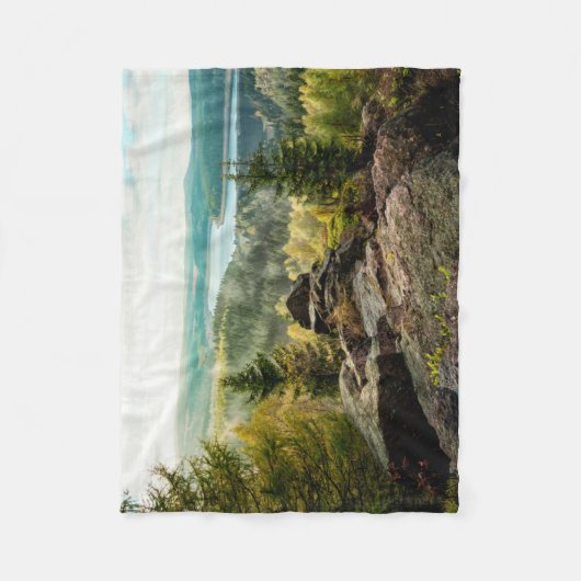 Bos | Ore Mountains Duitsland Fleece Deken (Voorkant)