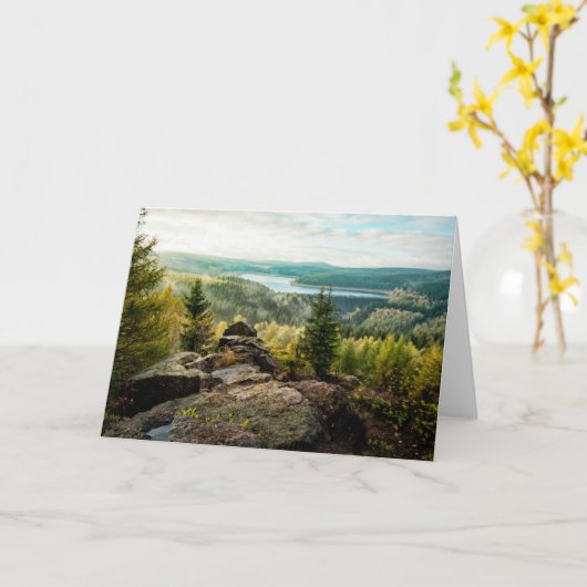 Bos | Ore Mountains Duitsland Kaart (Gele Bloem)