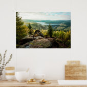 Bos | Ore Mountains Duitsland Poster (Keuken)