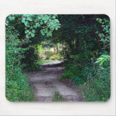 Bos overkapping over een vuil pad muismat (Voorkant)