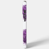 Bos Paarse Hartblad Boom Bruiloft Case-Mate iPhone Case (Achterkant / Links)