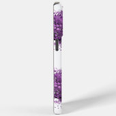 Bos Paarse Hartblad Boom Bruiloft Case-Mate iPhone Case (Achterkant / Rechts)