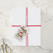Bos Paddenstoel Baby Shower Bedank Geschenklabels Cadeaulabel (Met Touw)