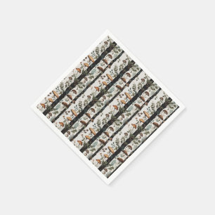 Bos Paddenstoel Boom Patroon Servet