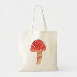 Bos Paddenstoel | Gezellige Rode Paddenstoel Cotta Tote Bag