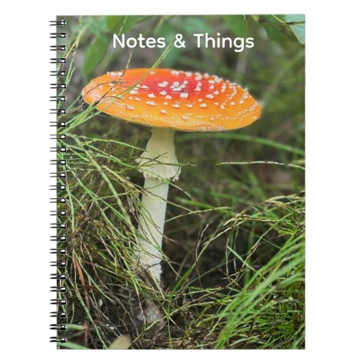 Bos Paddenstoel Notitieboek (Voorkant)