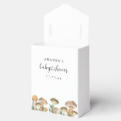 Bos paddenstoelen babyshower  bedankdoosjes (Geopend)