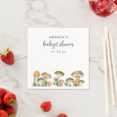 Bos paddenstoelen babyshower  servet (Insitu)