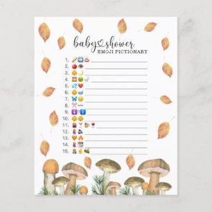 Bos Paddenstoelen - Emoji afbeelding spel baby sho