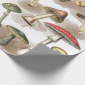bos paddenstoelen Wrappen Cadeaupapier (Hoek)