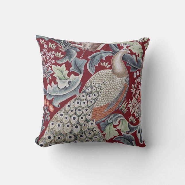 Bos Pauw, William Morris Kussen (Voorkant)