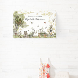 Bos Picknick | Bos Baby Shower Welkom Spandoek