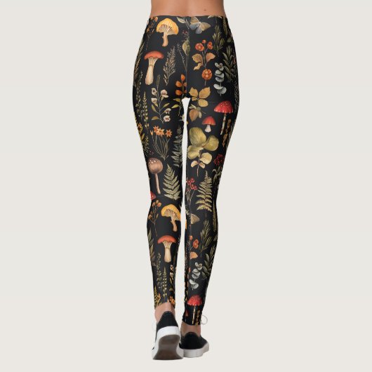 Bos planten leggings (Achterkant)