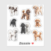 Bos Poodles Sticker (Vel)