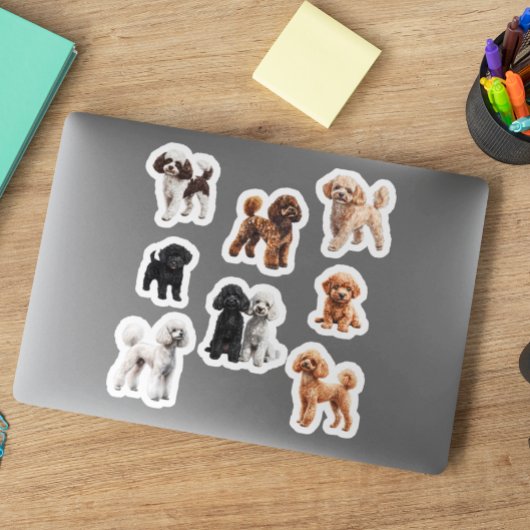 Bos Poodles Sticker