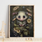 Bos Possum Kinderkamer Muur Decor | Muurprint Poster