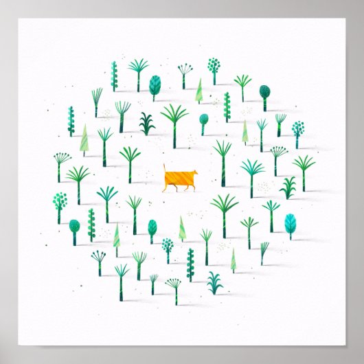 Bos Poster (Voorkant)