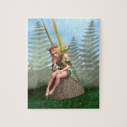 Bos Prinses, Fairy Vlinder Legpuzzel (Verticaal)