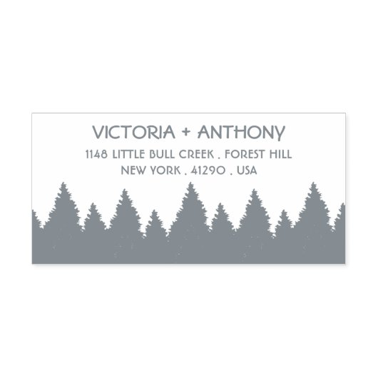 Bos Range - Woodland Zelfinktende Stempel (Design)