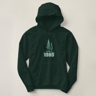 Bos Retro Trui | Vintage Natuur Esthetiek Hoodie