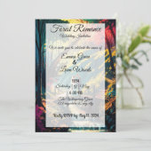 Bos Romance: een bruiloft verhaal Kaart (Staand voorkant)