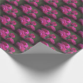 Bos roze rozen cadeaupapier (Hoek)