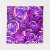 Bos rozen achtergrond Valentijnsdag Symbool van l Wandkleed (Voorkant (horizontaal))