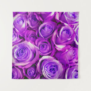Bos rozen achtergrond Valentijnsdag Symbool van l Wandkleed