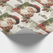  bos Santa Cadeaupapier (Hoek)