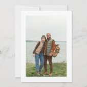 Bos Santa Feestdagenkaart (Achterkant)