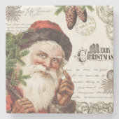 bos Santa Stenen Onderzetter (Voorkant)